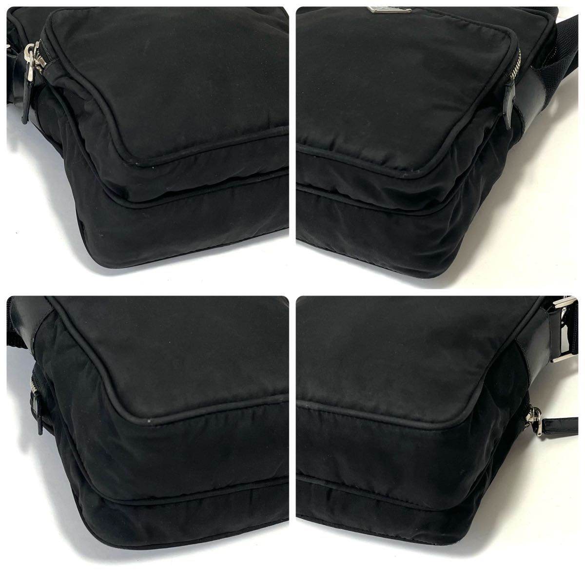 PRADA プラダ ショルダーバッグ アマゾン型 ナイロン×レザー PRADA プラダ ショルダーバッグ アマゾン型 ナイロン×レザー