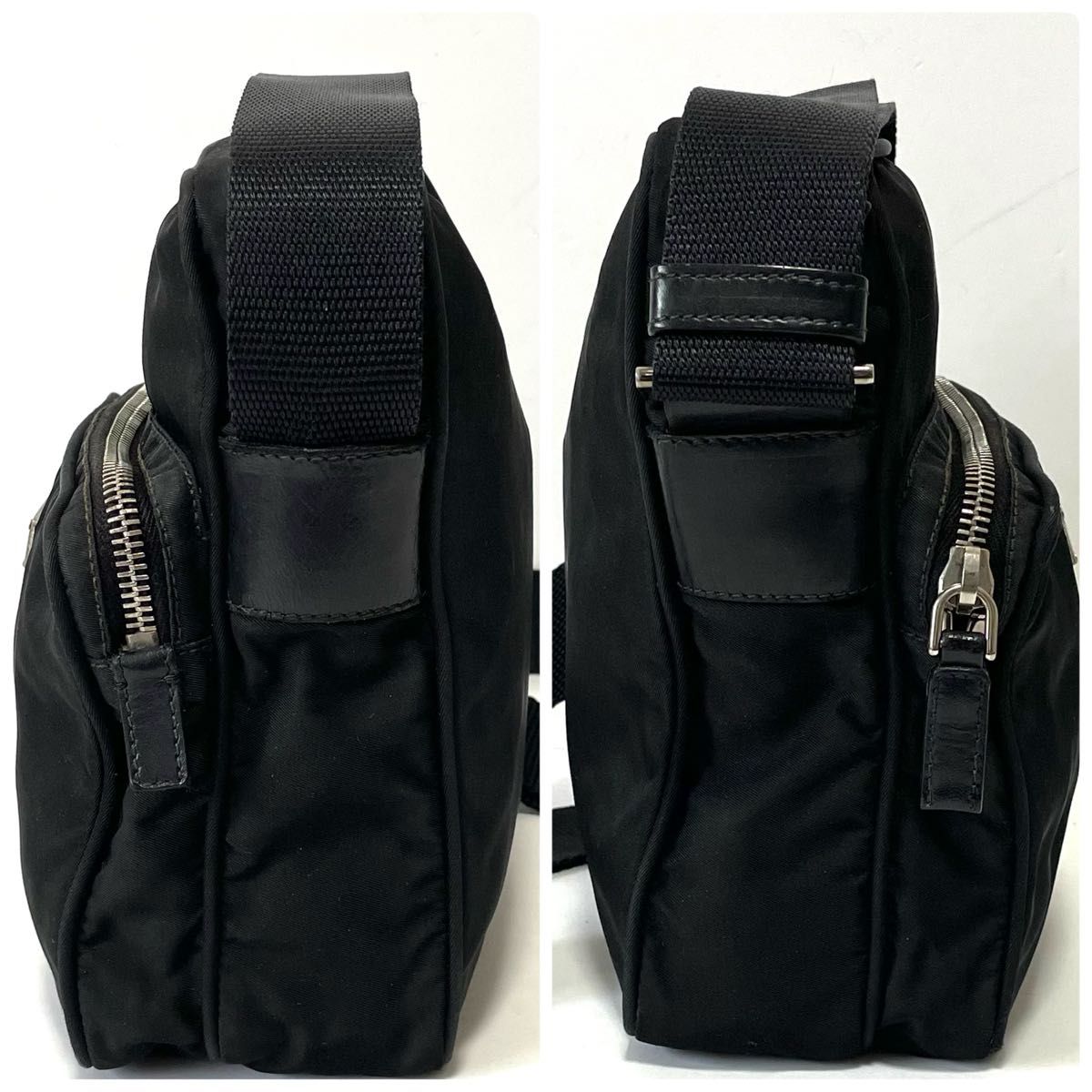 PRADA プラダ ショルダーバッグ アマゾン型 ナイロン×レザー PRADA プラダ ショルダーバッグ アマゾン型 ナイロン×レザー