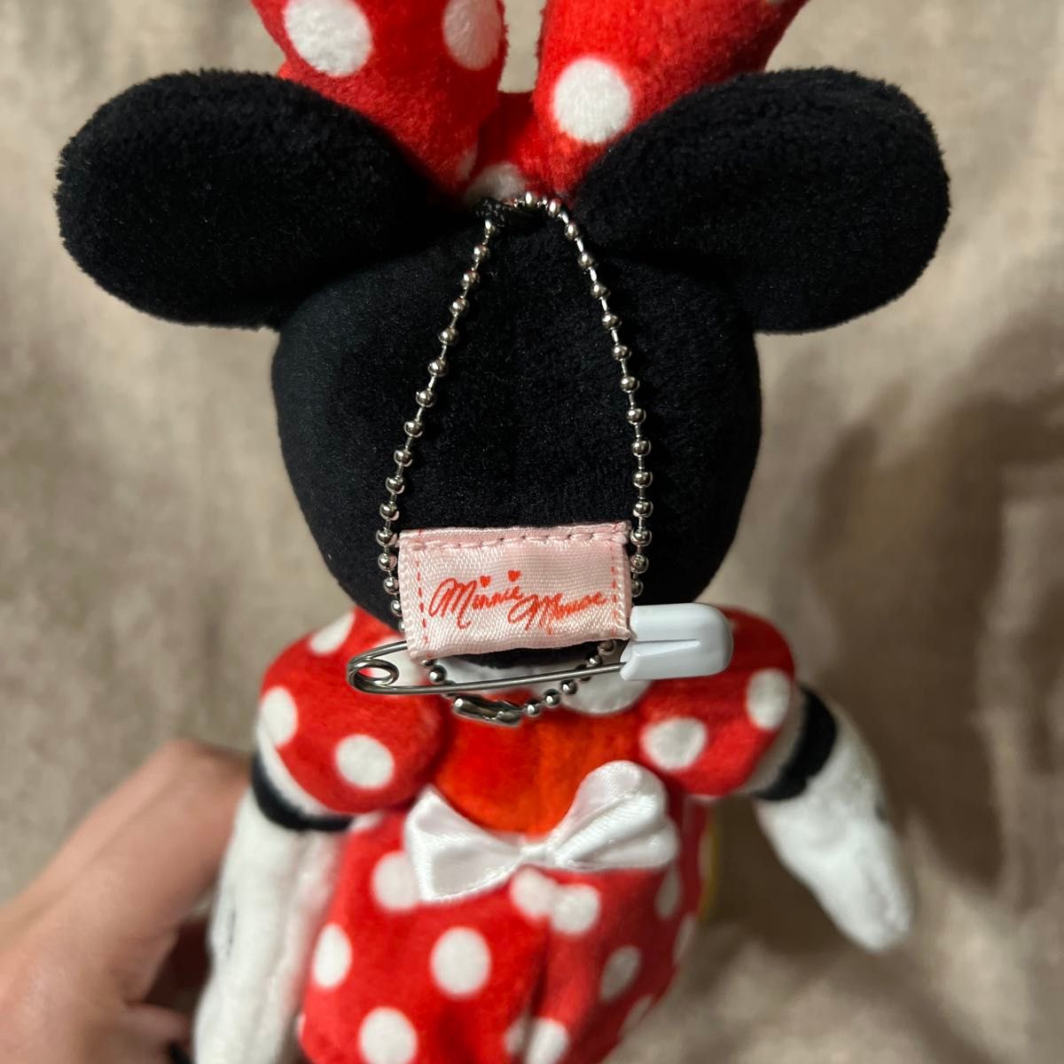ディズニー ミニー ぬいぐるみバッジ ノーマル ストラップ ディズニー ミニー ぬいぐるみバッジ ノーマル ストラップ