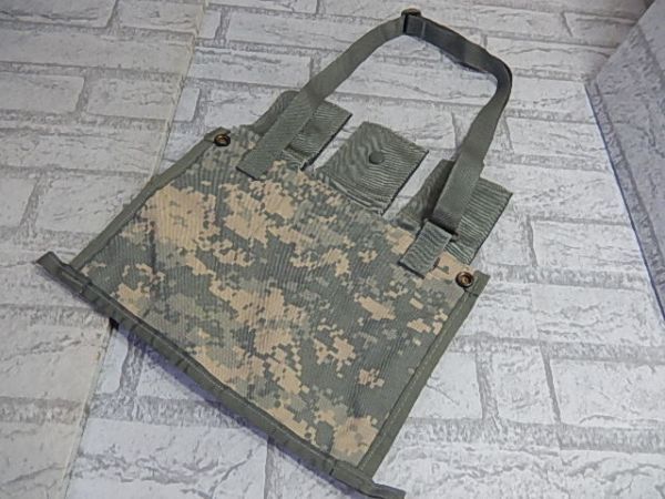 V40 新品！◆MOLLE POUCH 6 MAGAZINES BANDOLEER M16A2 バンダリアポーチ◆米軍◆サバゲー！ユーティリティポーチ！_画像6