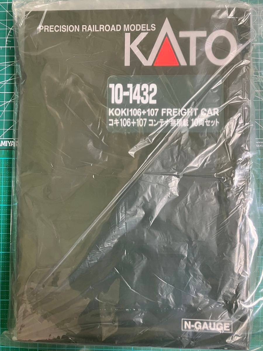 【新品未使用・未開封品】KATO：10-1432 コキ106+107 (JRFマークあり)コンテナ無積載10両セット