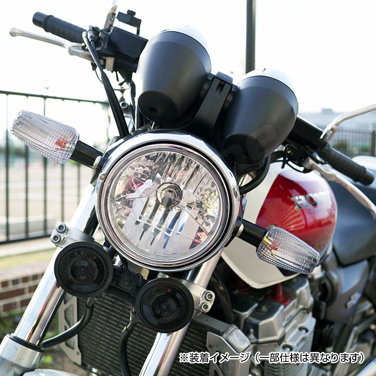 BigOne ポジションランプ付き SR500 TX500ZEAL SRV250S SR400 XJ650 TX750 SRX600 XS650SP SRX400 ヘッド ライト ガラス レンズ