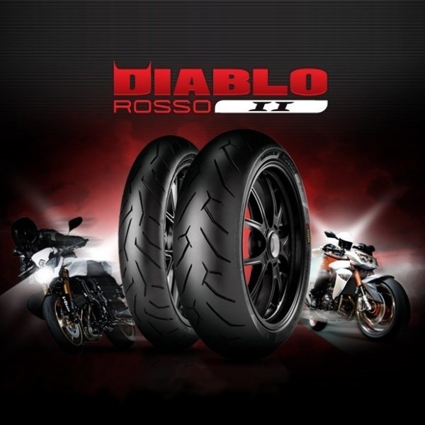 PIRELLI DIABLO ROSSO 2 グラディウス650 Versys650ニンジャ650Rバンディット600 グラディウス400 160/60ZR17 M/C 69W TL リア タイヤ 後輪_画像2