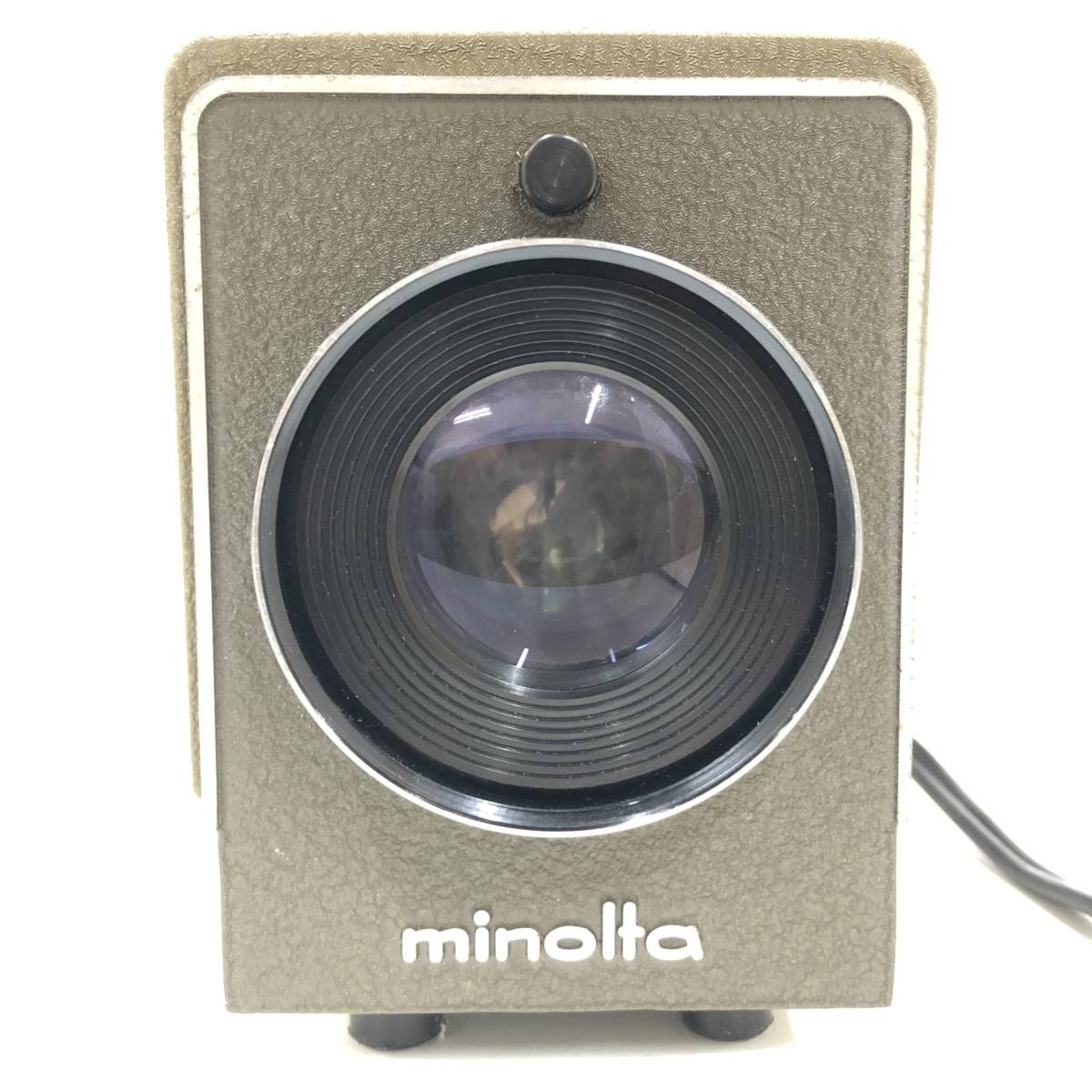 Minolta ミノルタ MINI-35 ミニスライドプロジェクター 映写機 通電確認済 ジャンク扱い 現状品 アンティーク 昭和レトロの画像3