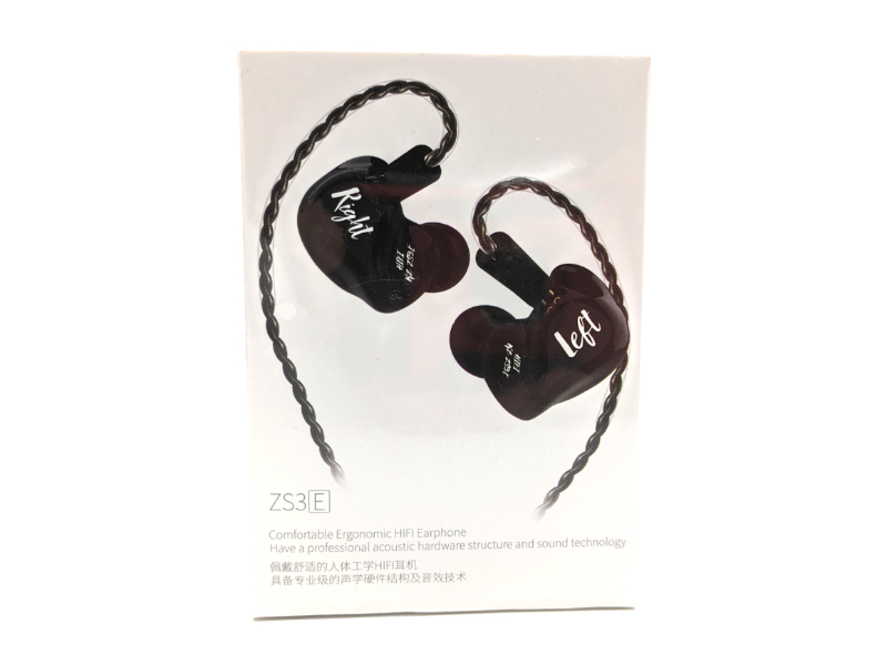 【未開封/未使用品】KZ‐ZS3E【イヤホン】Blackカラー/ブラックモデル【ジャンク扱品】《管理番号：240229-09》_画像2