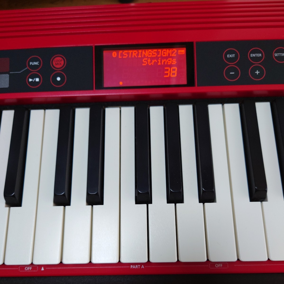 Roland Go:keys GO-61K 専用譜面立て、キャリングケース、ステレオミニプラグつき キーボード 61鍵盤 ローランド_画像2