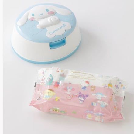 【送料無料】新品★Sanrio クロミ シナモン ウェットティッシュ付きケース 2個セット