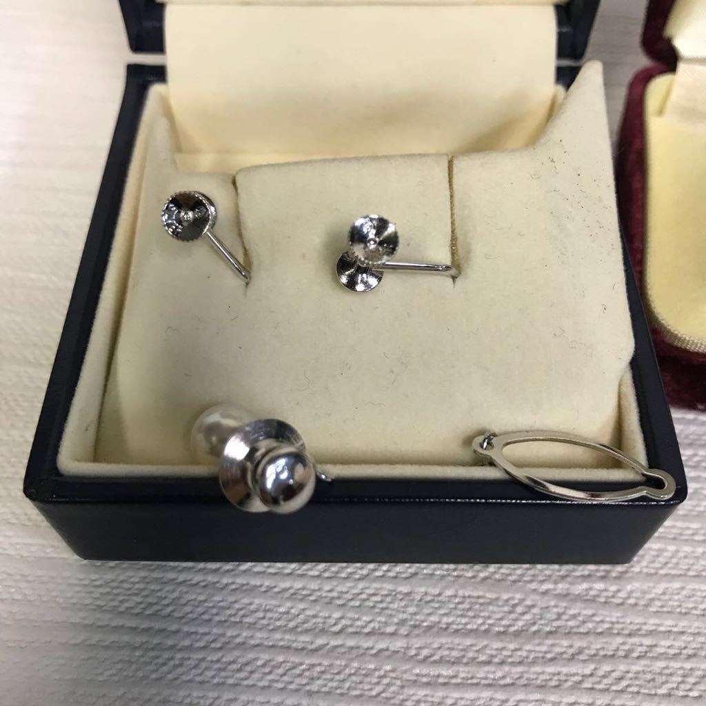 0217D3 まとめ★本真珠 真珠 アクセサリー 11点セット パール TASAKI MIKIMOTO シルバー silver 刻印あり ネックレス ブローチ 他_画像5