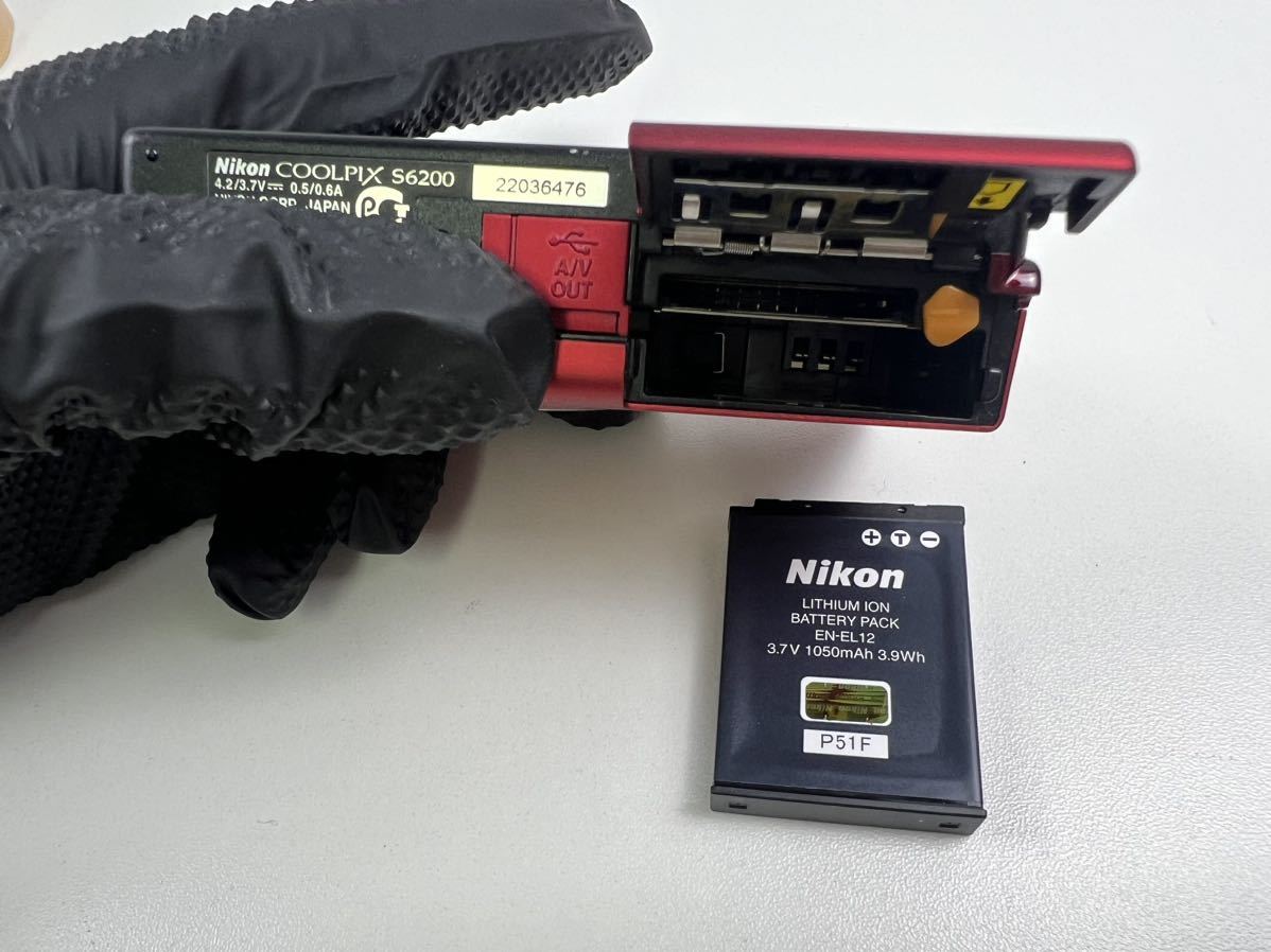 【2/24E】Nikon ニコン COOLPIX S6200 コンパクトデジタルカメラ デジカメ 動作未確認_画像8