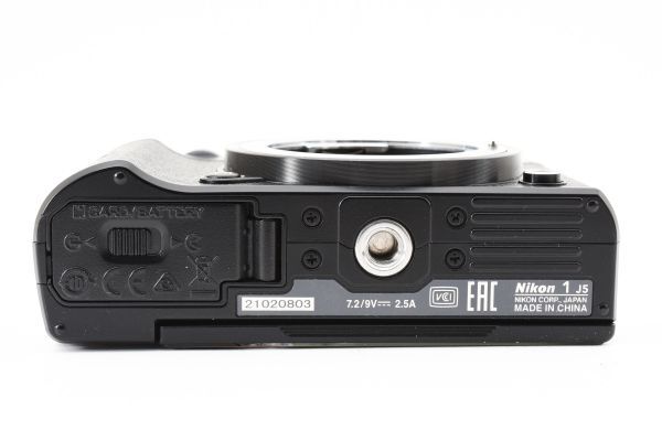 【ジャンク】ニコン Nikon 1 J5 ブラック ボディ #3206A618の画像6