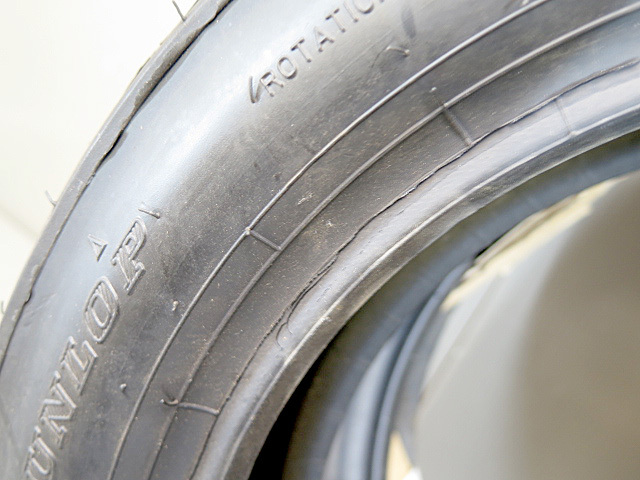 ダンロップ DUNLOP TT92GP 100/90-12 120/80-12 08年31週 ジャンク NSR NSF TZM (2401DDH0152)_画像6