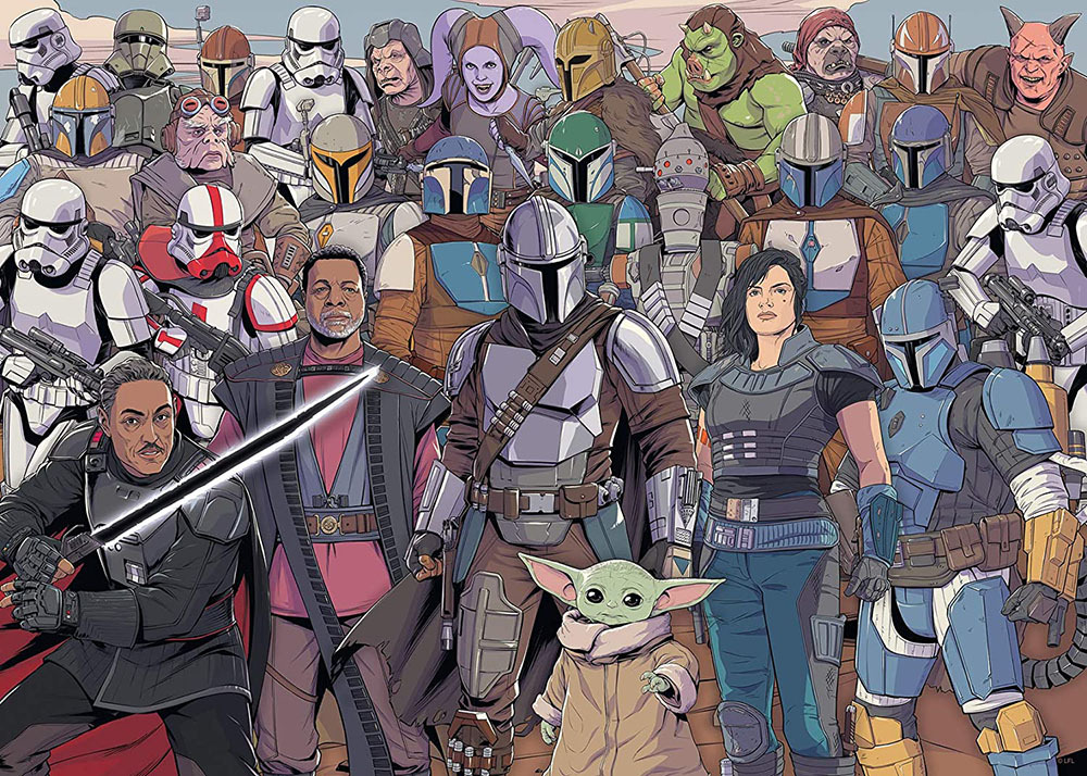 16770 RAV 1000ピース ジグソーパズル スター・ウォーズシリーズ マンダロリアン Star Wars The Mandalorian Challenge