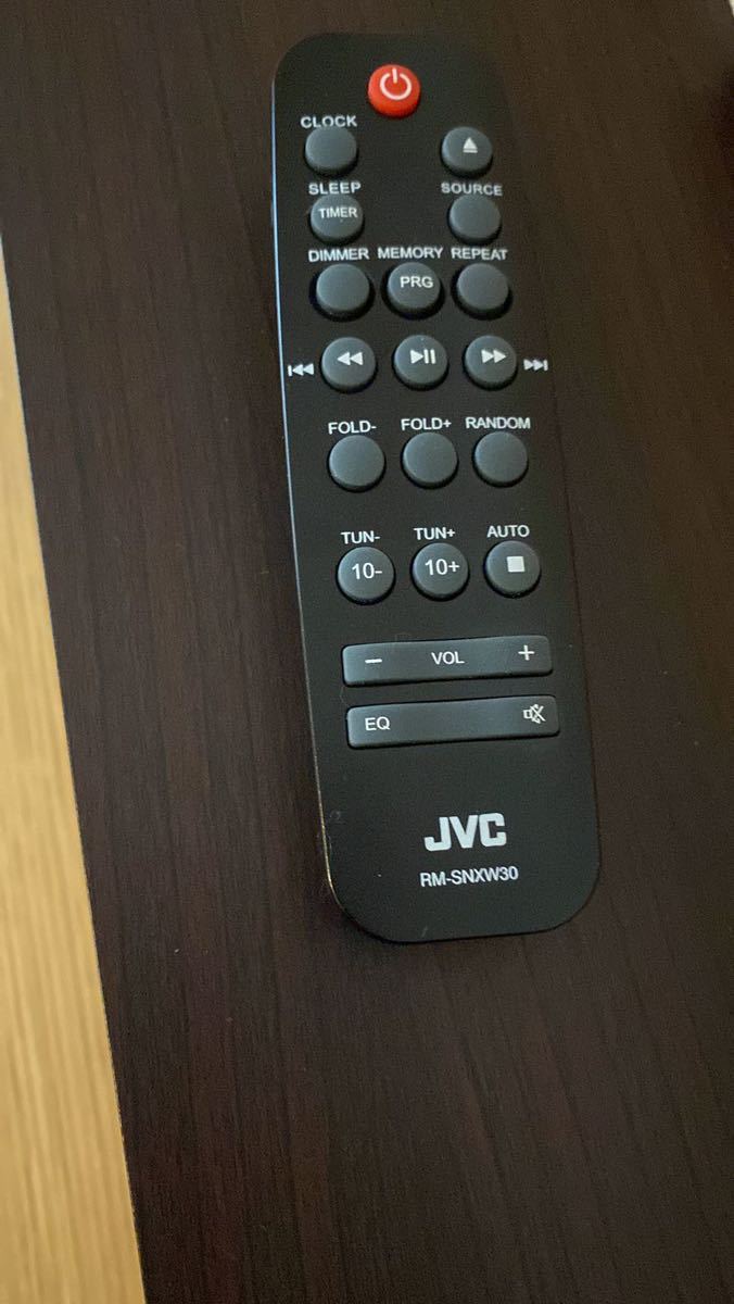 JVC NX-W30 ミニコンポ Bluetooth対応 ウッドキャビネット ウォールナット_画像4