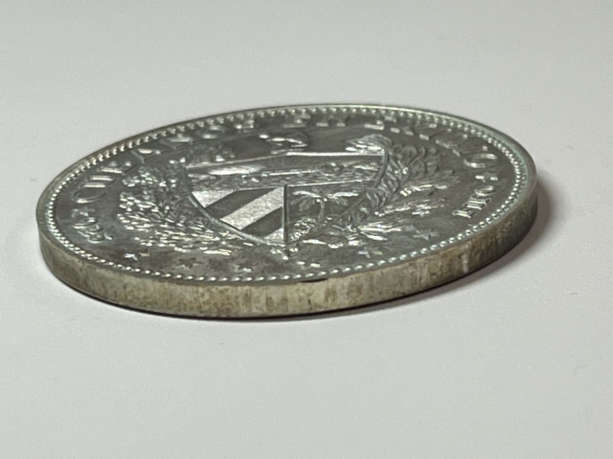 【希少品】キューバ 1965 スーベニアペソ銀貨 925シルバー29.07gの画像3