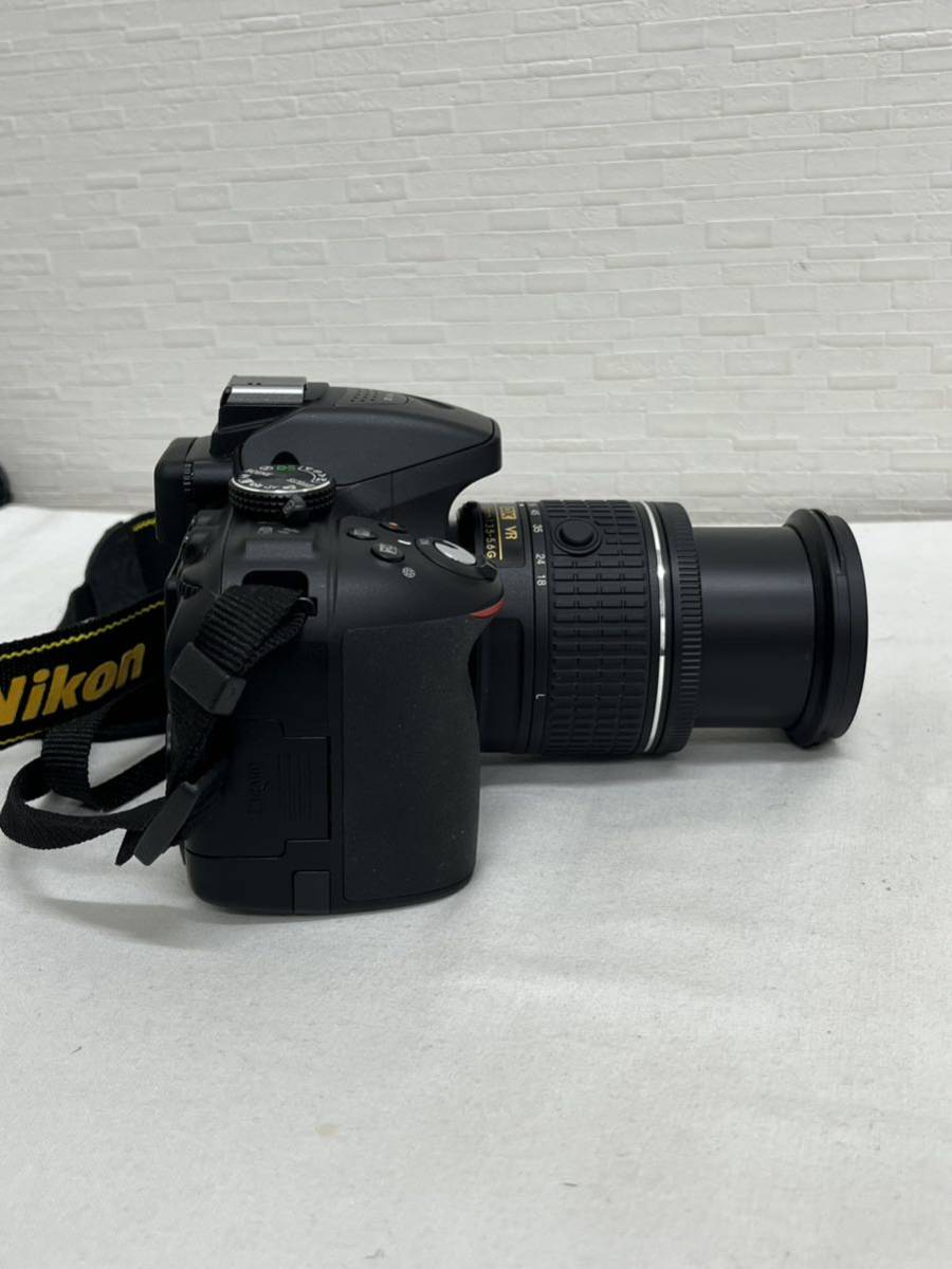 Nikon D5300 ボディ AF-P NIKKOR 18-55mm 1:3.5-5.6G DX VR デジタル一眼レフ レンズキット 中古 良好_画像6