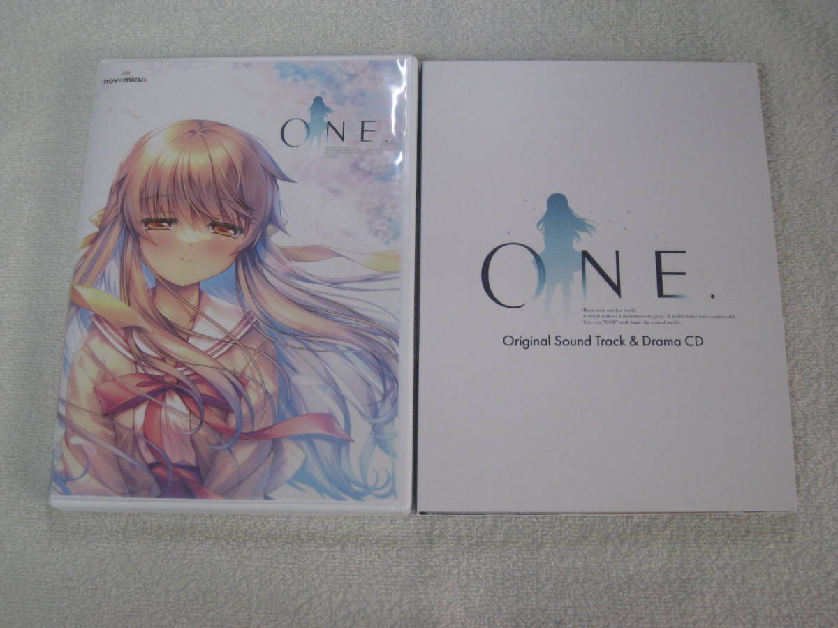 ◎美品◎PC版 ONE. メモリアルBOX 初回限定生産版 ソフマップ有償特典付 箱付きグッズセット！NOVAMICUS_画像2