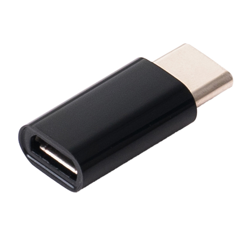 【5個セット】 MCO USB2.0 microB-USB TypeC変換アダプタ ブラック USA-MCCX5 /l_画像2