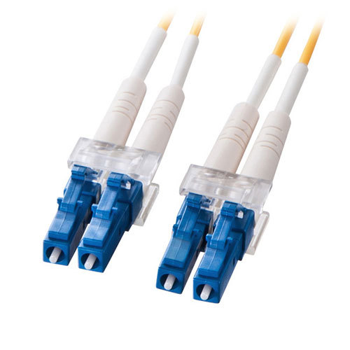 サンワサプライ メガネ型光ファイバケーブル(シングル8.6μm LC×2-LC×2 2m) HKB-LCLC1-02N /l