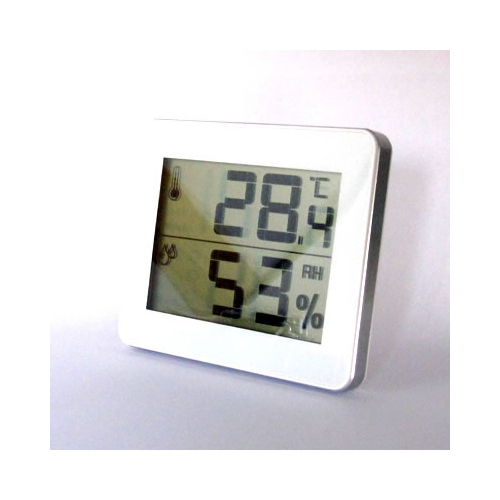 まとめ得 YAZAWA　デジタル温湿度計 ホワイト　DO01WH x [3個] /l_画像3