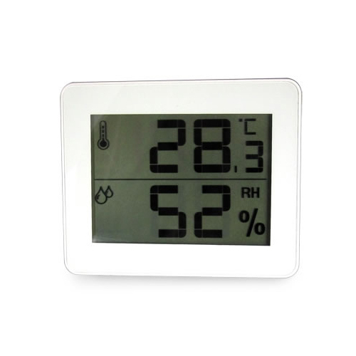 まとめ得 YAZAWA　デジタル温湿度計 ホワイト　DO01WH x [3個] /l_画像1