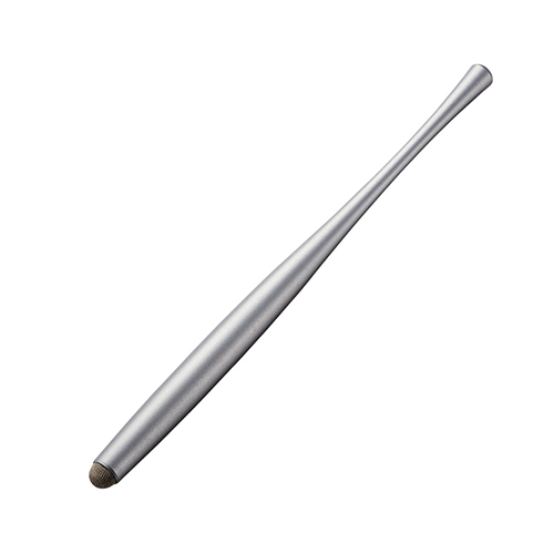 エレコム スマートフォン用タッチペン 低重心 導電繊維タイプ AL.STYLUS グレー P-TPATCF01GY /l_画像1