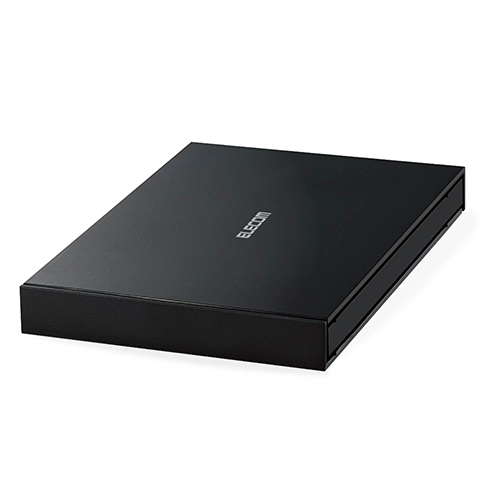 エレコム SSD 500GB 外付け ポータブル USB3.2(Gen1) 耐衝撃 耐振動 ブラック ESD-EJ0500GBKR /l