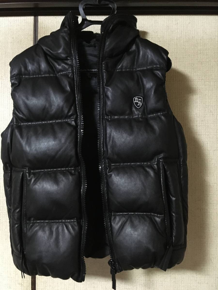 daru tongue bona Pal to. leather down vest 