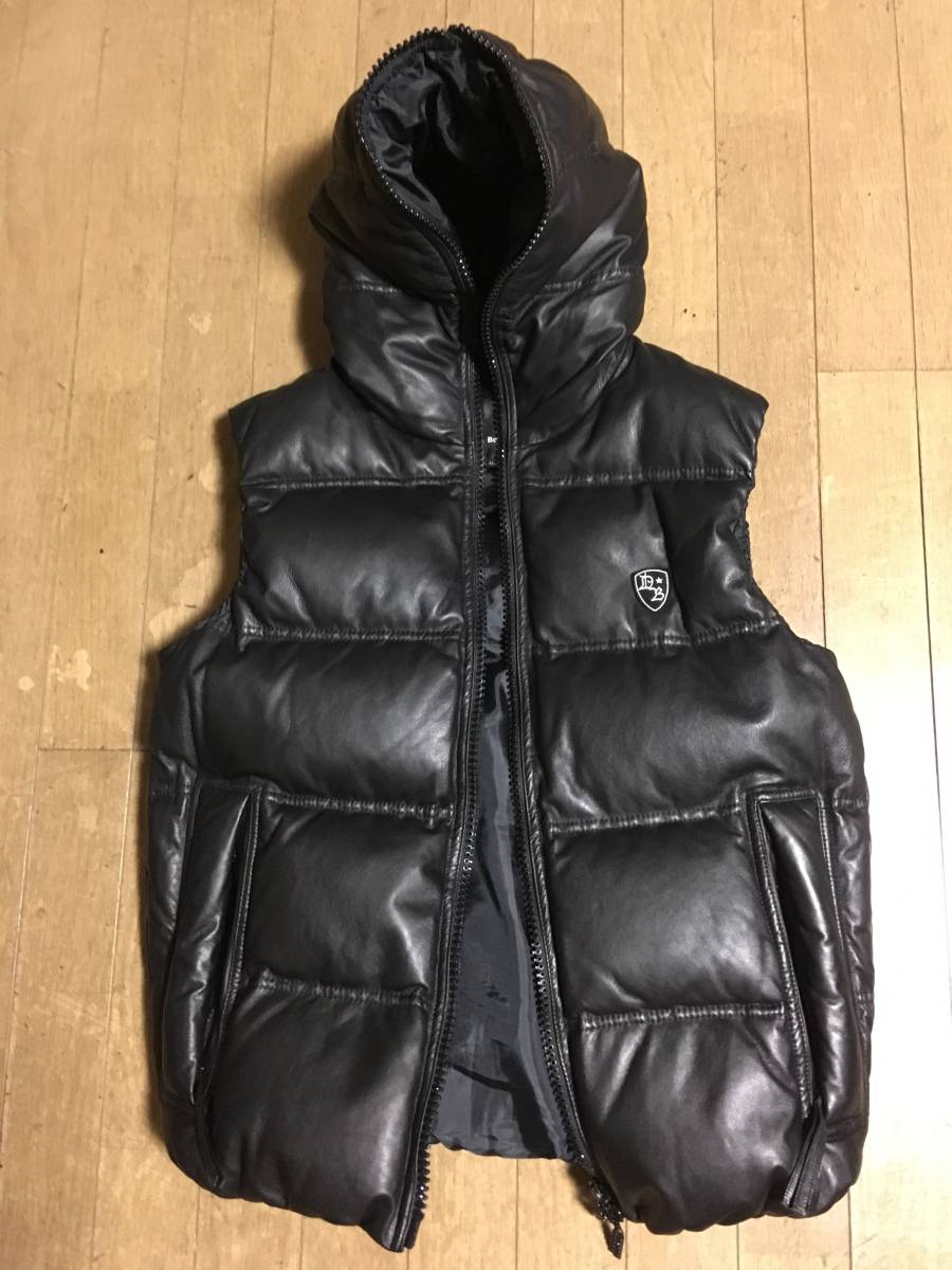 daru tongue bona Pal to. leather down vest 