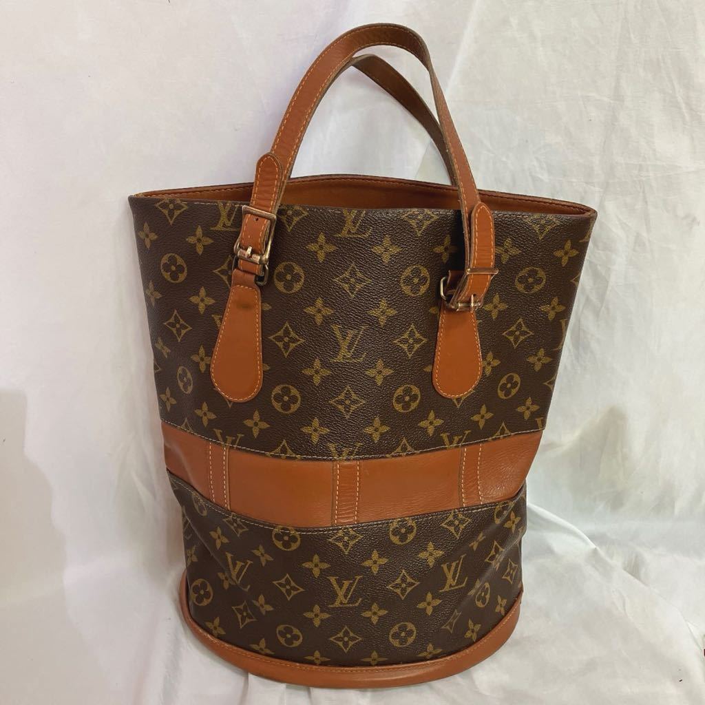 LOUISVUITTON ルイヴィトン USA バケット バケツ トートバック モノグラム_画像1