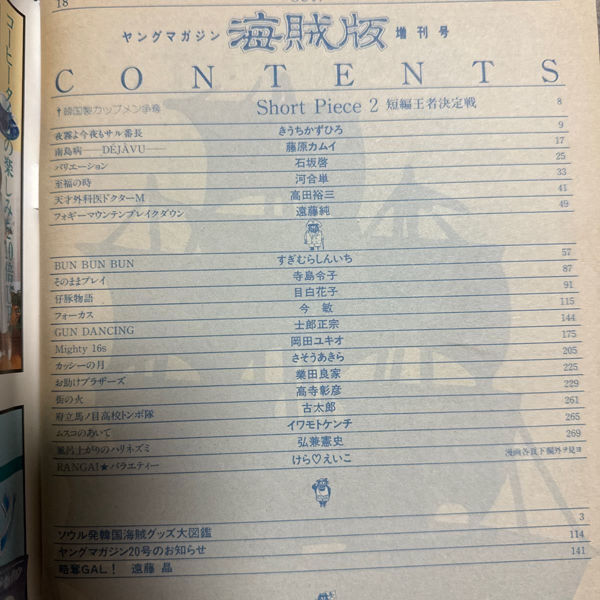 ヤングマガジン増刊　海賊版　1986年10月18日号_画像8