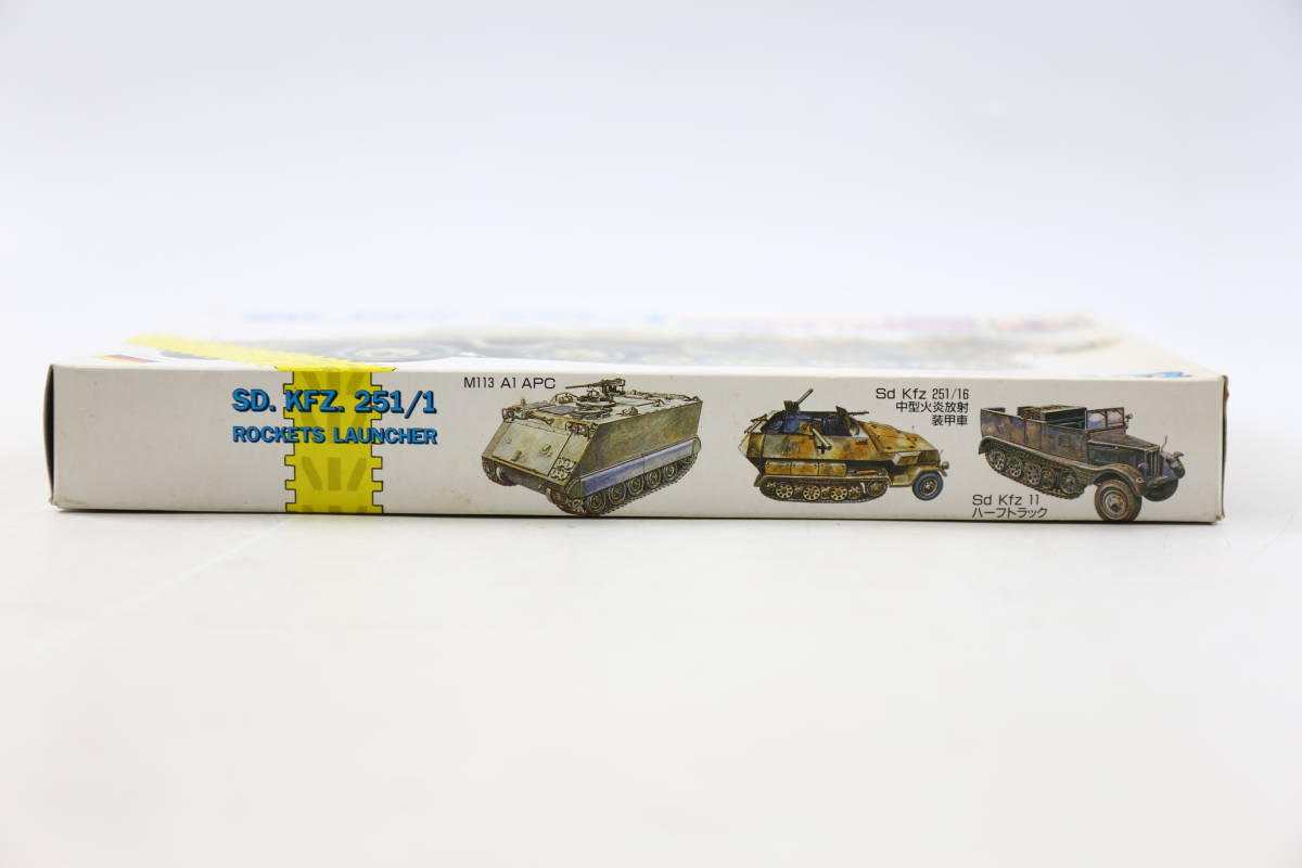 管020112/未組立 戦車 ESCI M3 ロケットランチャー 対空自走砲 M48 A5 M12 自走砲 SD Kfz 251/1 プラモデル デッドストック 1/72_画像3