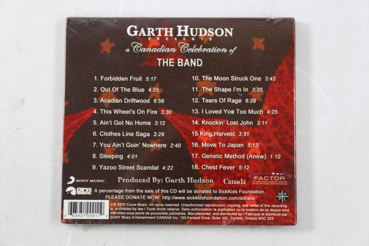 管020631/未開封/輸入洋楽CD /ガースハドソン/GARTH HUDSON_画像2