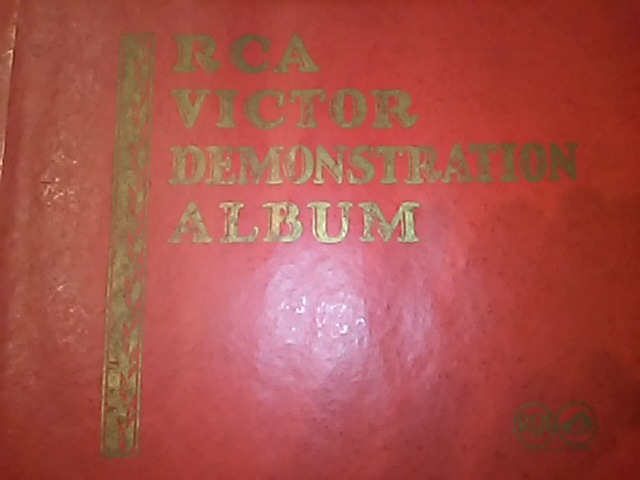 「Victor Artists Party and Music Festival」 初期トライアル LP RCA Victor Program Transcription DL-5 1933（レア盤）アルバム付