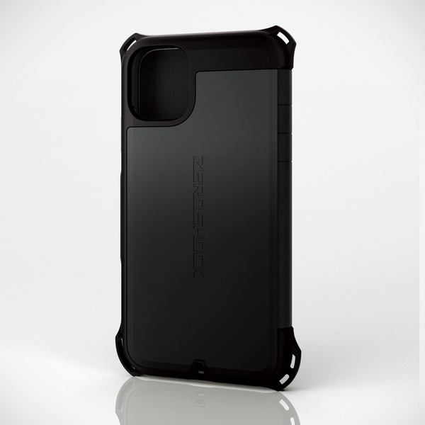 * новый товар *ELECOM iPhone11 ZEROSHOCK Zero амортизаторы защита кейс черный 