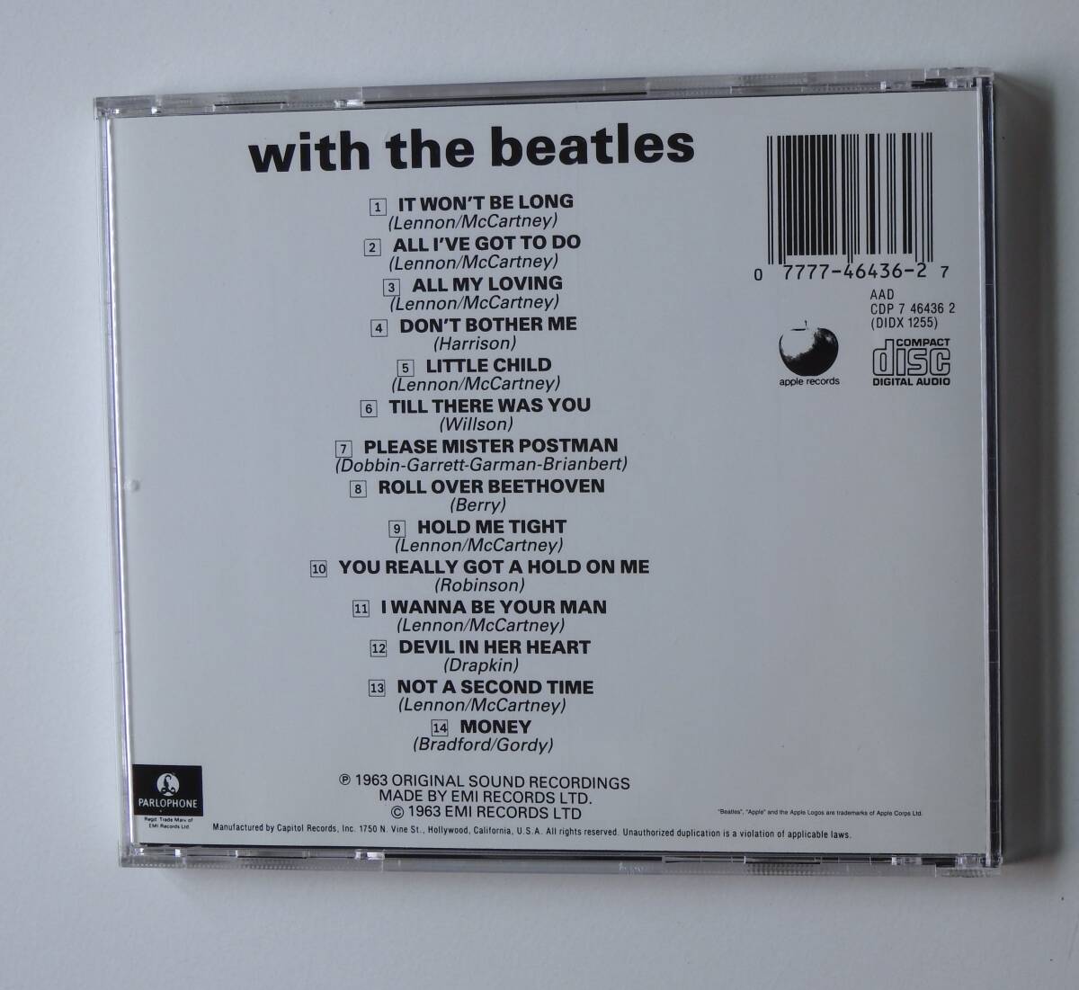 The Beatles / With the Beatles 　USA盤　 新品同様美品　即決価格にて_画像2