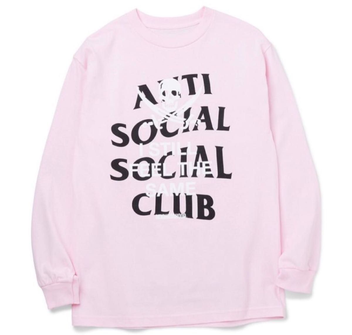 NEIGHBORHOOD Anti Social Social Club ロンT 長袖Tシャツ Sサイズ ピンク NH ASSC