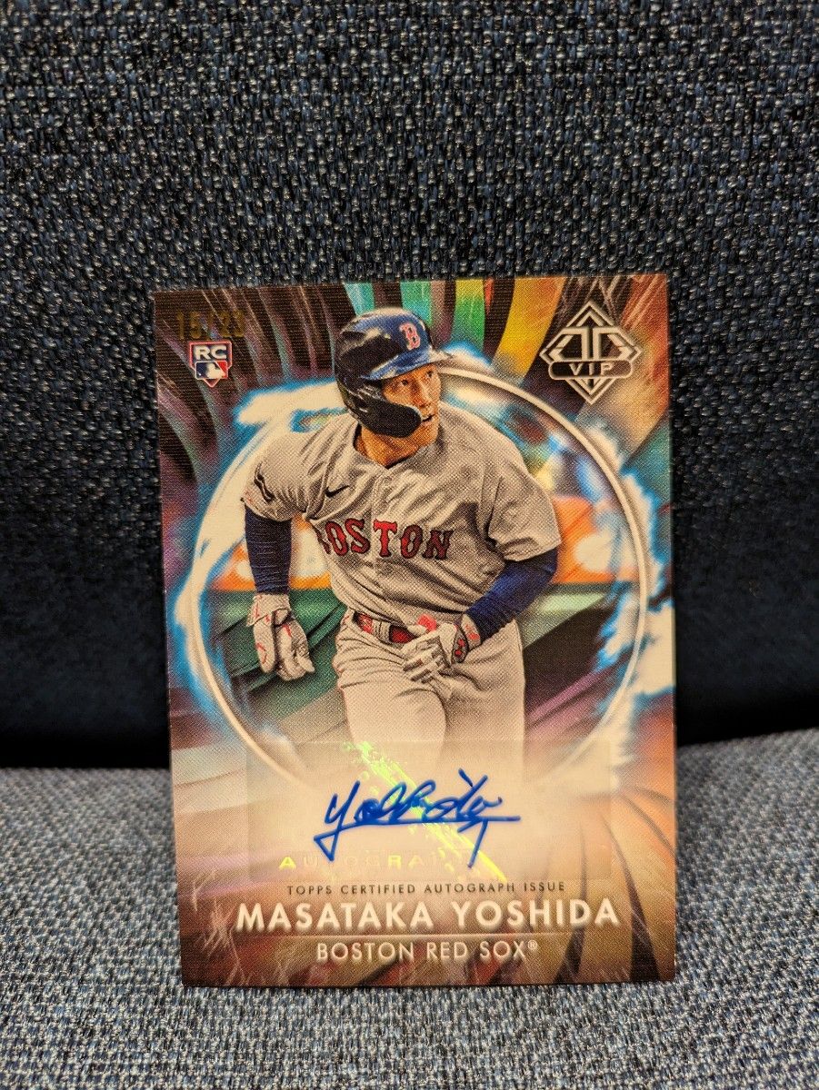 topps】吉田正尚(レッドソックス) 直筆サインカード ルーキー topps】吉田正尚(レッドソックス) 直筆サインカード ルーキー