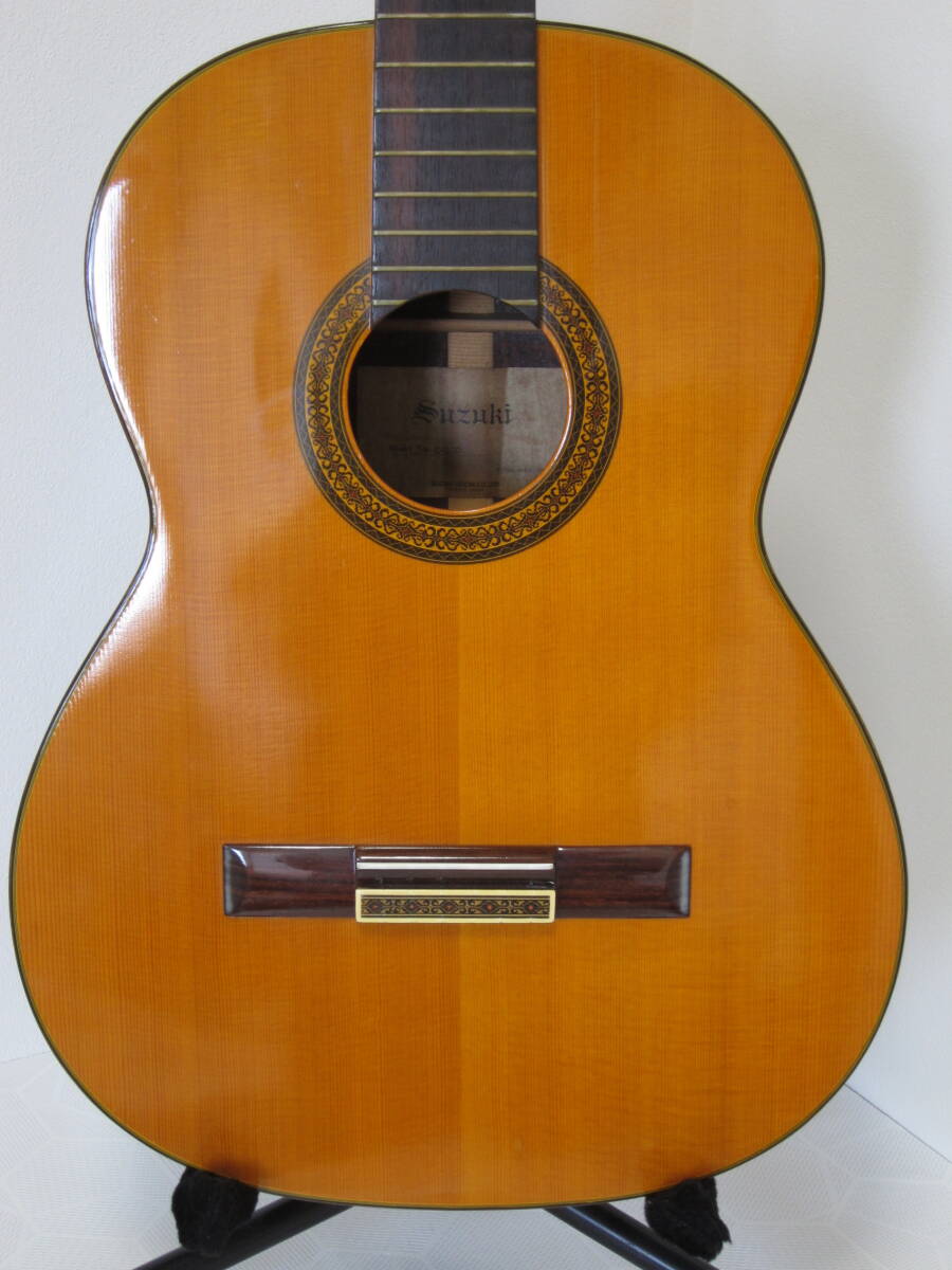 鈴木バイオリン製クラシック・ギター■Model No. C-300 SUZUKI VIOLIN NAGOYA JAPAN■ESTABLISHED 1887の画像2