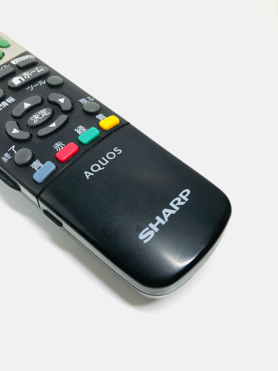 ☆純正品☆■SHARP(シャープ)■ AQUOS テレビ リモコン ≪GA934WJSA≫ 除菌済みです_画像4