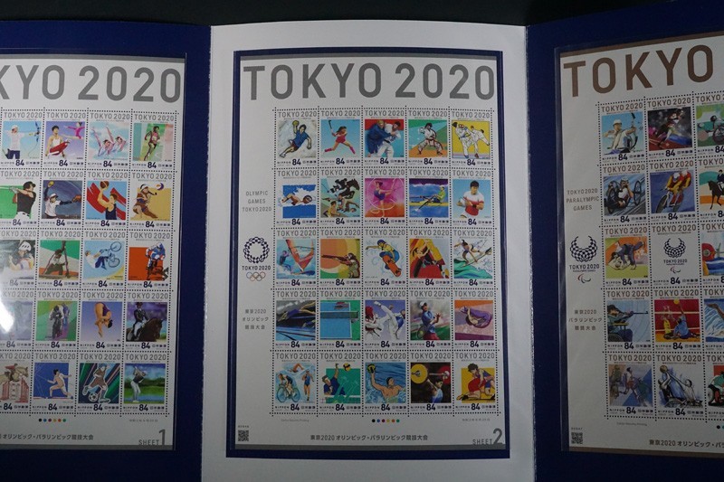 (369)日本切手東京2020オリンピック競技大会東京2020パラリンピック競技大会 切手帳25面シート3枚小型シート1枚 未使用極美品保存状態良好_画像5