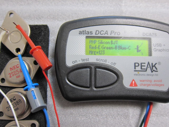 power transistor NEC 2SB541/2SD388 comp li4 piece : Real power transistor NEC 2SB541/2SD388 comp li4 piece : Real