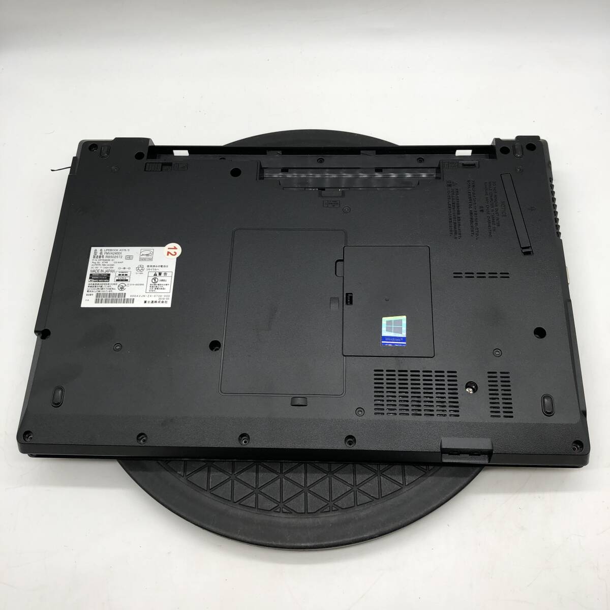 ジャンク 2018年 富士通 LIFEBOOK A576/S FMVA2400X CPU Celeron 3855U メモリ/HDD/SSDなし 中古 PC ノートパソコン 基盤 3_画像6