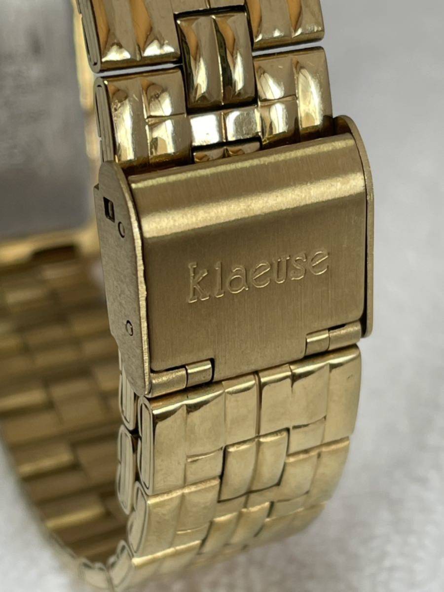 【11】1円〜【稼働品】klaeuse クロイゼ 999.9 FINE GOLD FILLED クォーツ SK-279-E ゴールド メンズ 同梱不可_画像7