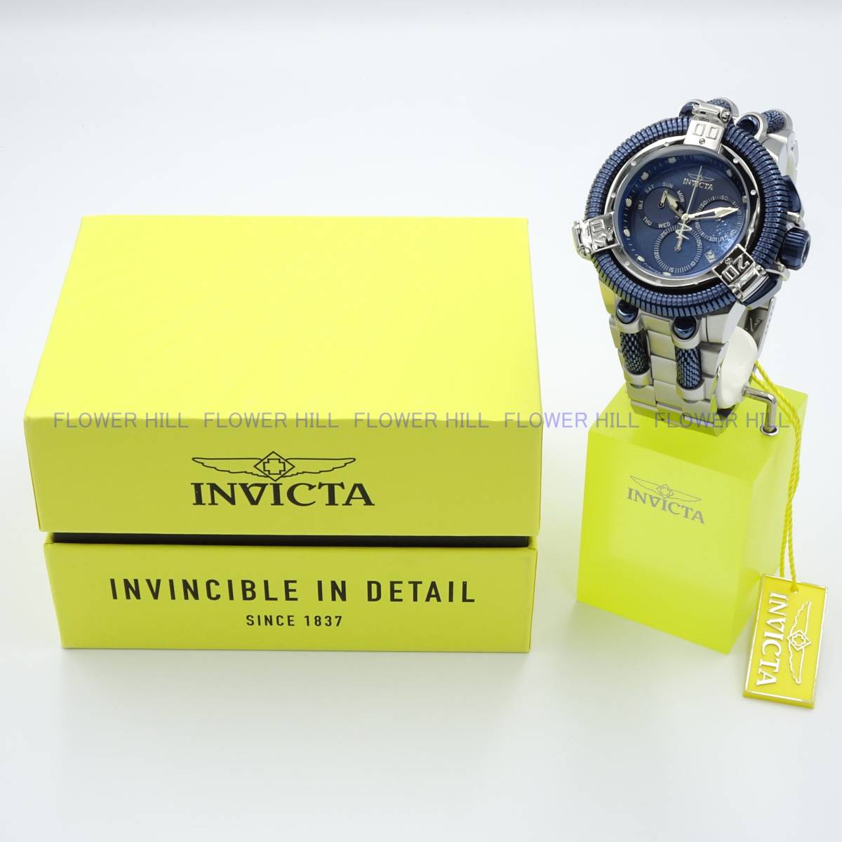 【新品・送料無料】インビクタ INVICTA 腕時計 メンズ クォーツ スイスムーブメント クロノグラフ KING PYTHON 46244 メタルバンド