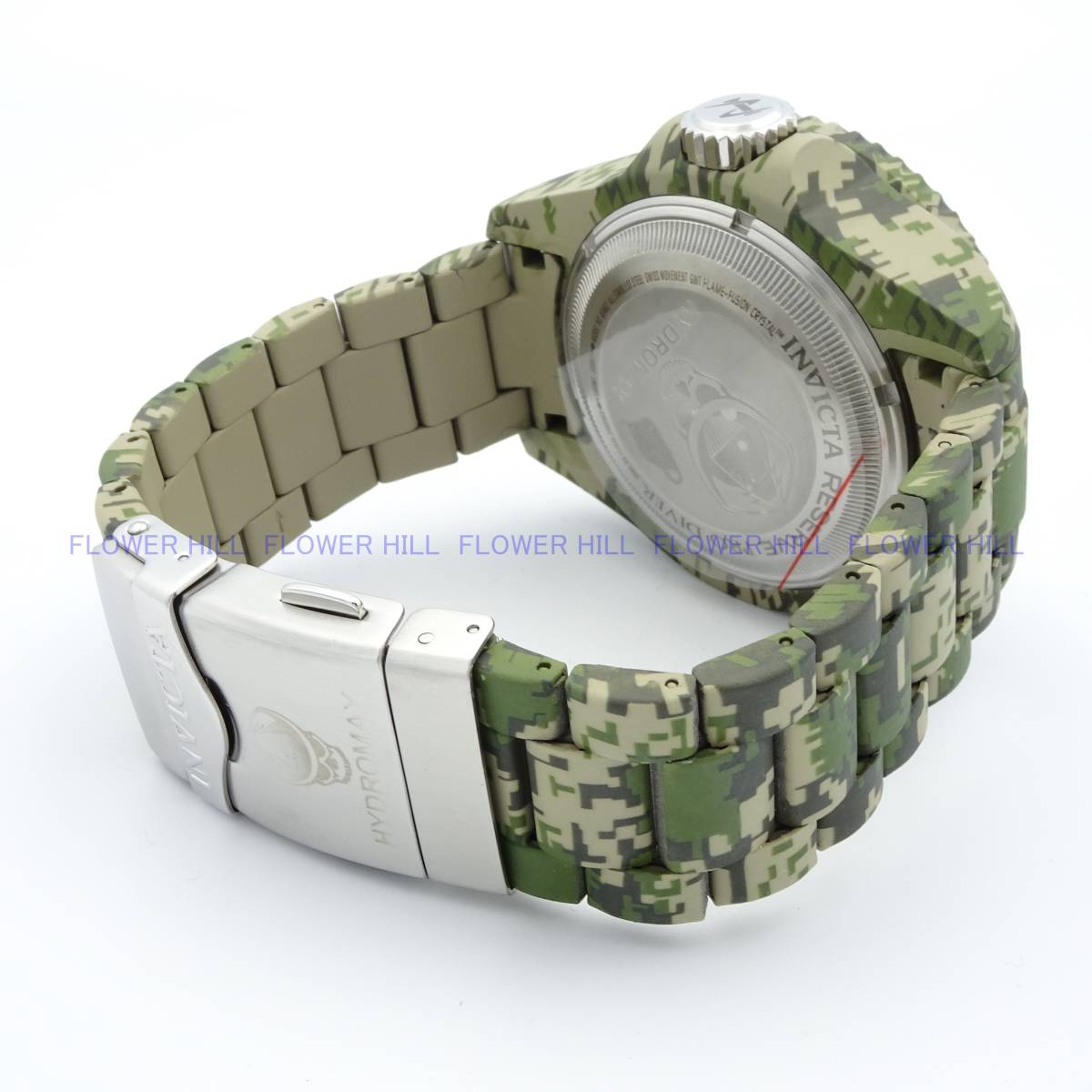 【新品・送料無料】インビクタ INVICTA 腕時計 メンズ クォーツ スイスムーブ GMT 防水1000ｍ カモフラージュ RESERVE HYDROMAX 40462 _画像6