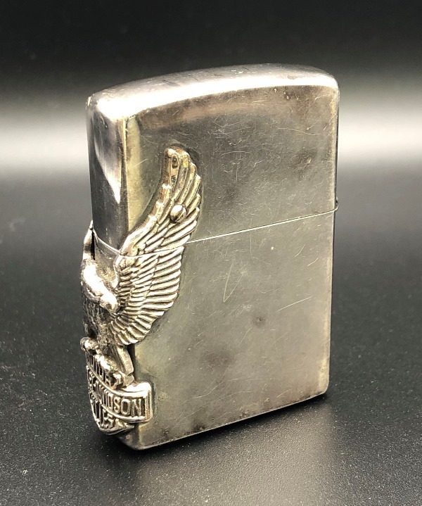 喫煙具(サ60)★[[KE-228.78]]★ZiPPO(ジッポ)★HARLEY DAVIDSON 立体ロゴ希少 2個まとめ★未使用あり★_画像3