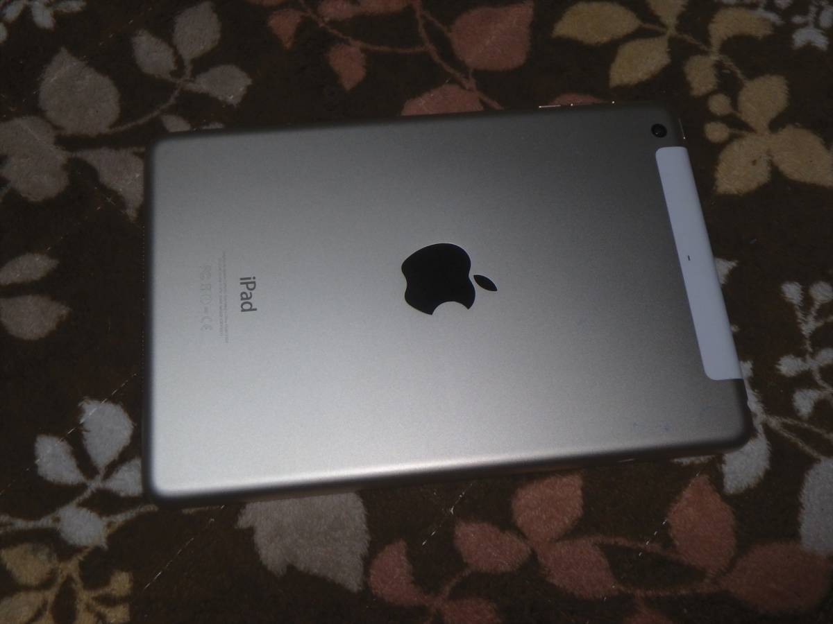 送料無料 Apple iPad mini 3 Wi-Fi+Cellular 16GB MGYR2J/A 難あり_画像3