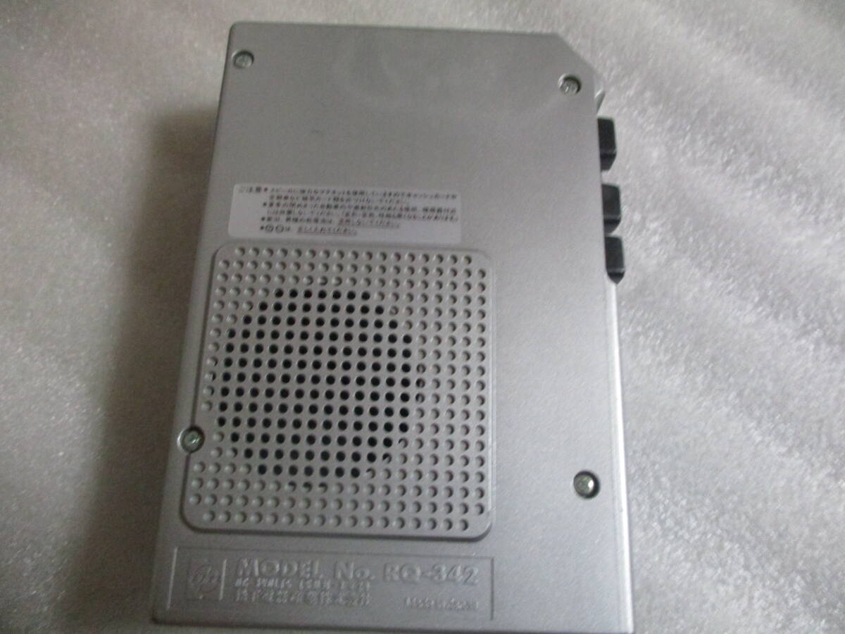 b28 National カセットレコーダー RQ-342 録音・再生 ナショナル 通電確認済_画像4