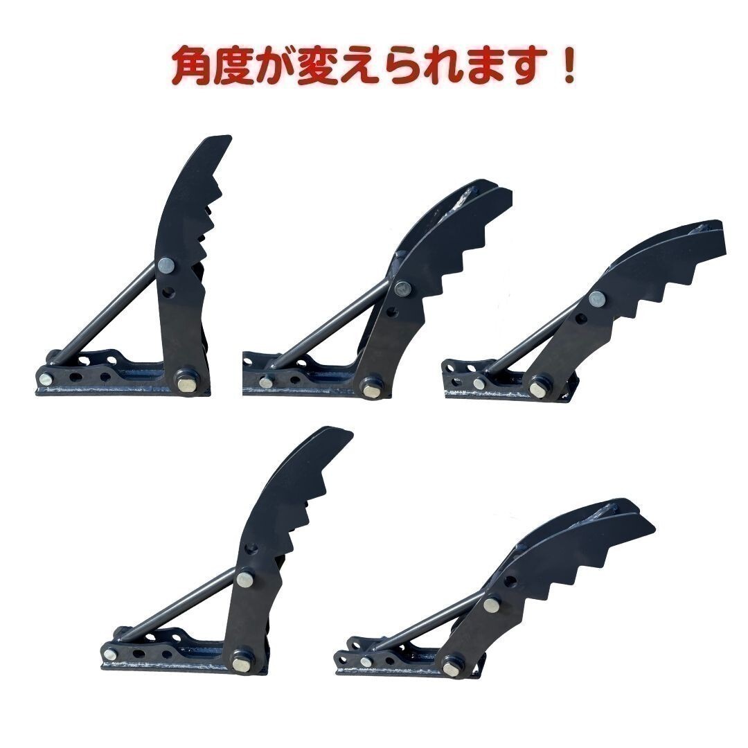 【NAKATAKI】＃34 コマツ PC10UU-5 PC01 PC05-1 PC05-1新しい型 ナカちゃんフォーク アタッチメント ハサミ ユンボ 保証付きの画像6