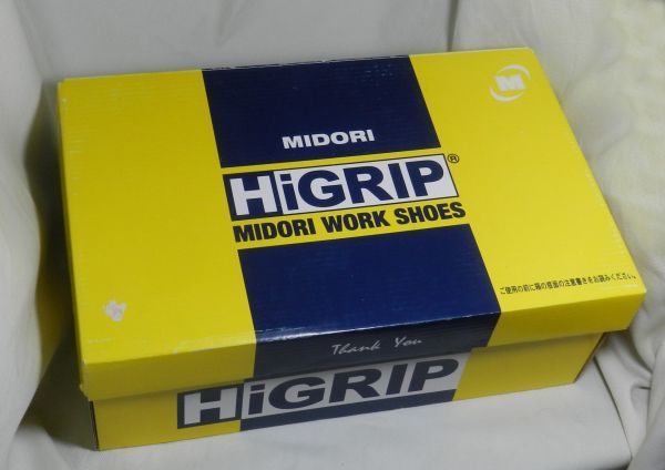 [ミドリ安全]男女兼用 24.5cm【超耐滑・軽量】 作業靴 H400N HIGRIP未使用品【送料込】の画像1